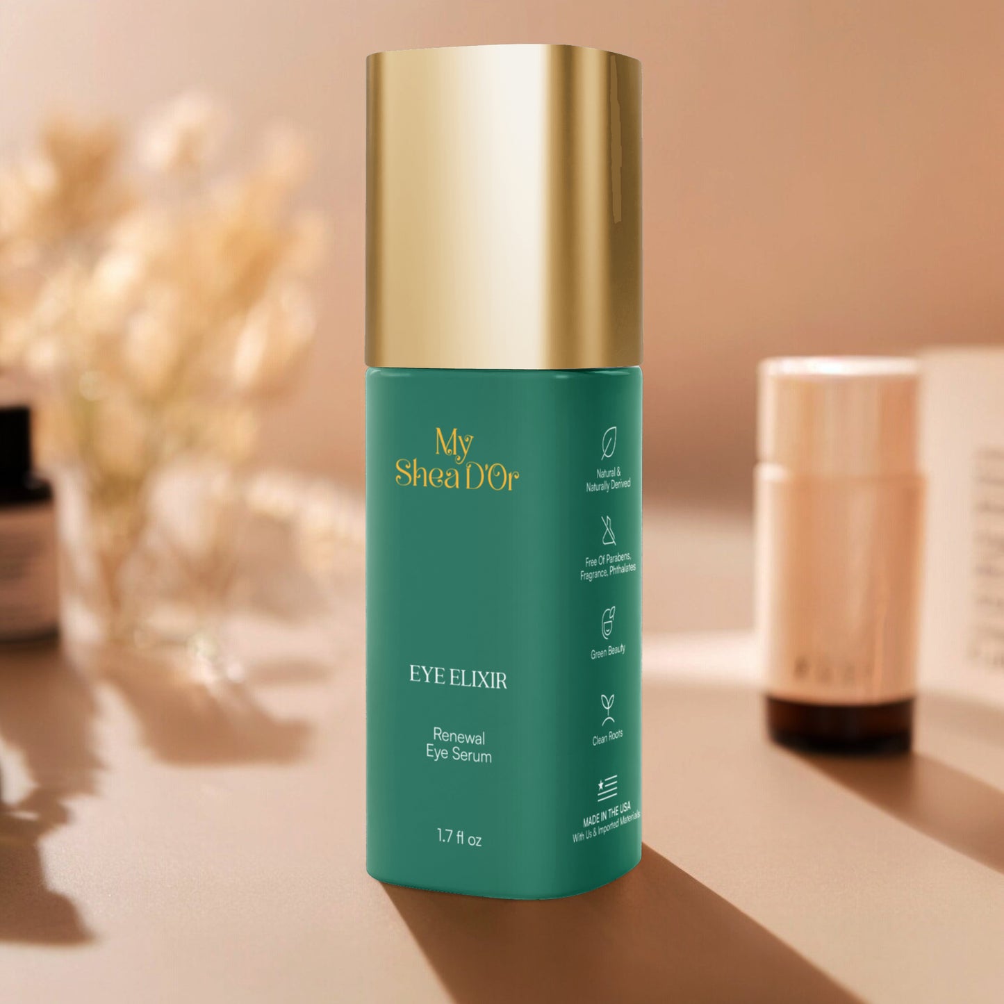 Brighten+Firm Eye Serum: Intensive Renewal Gold Cap